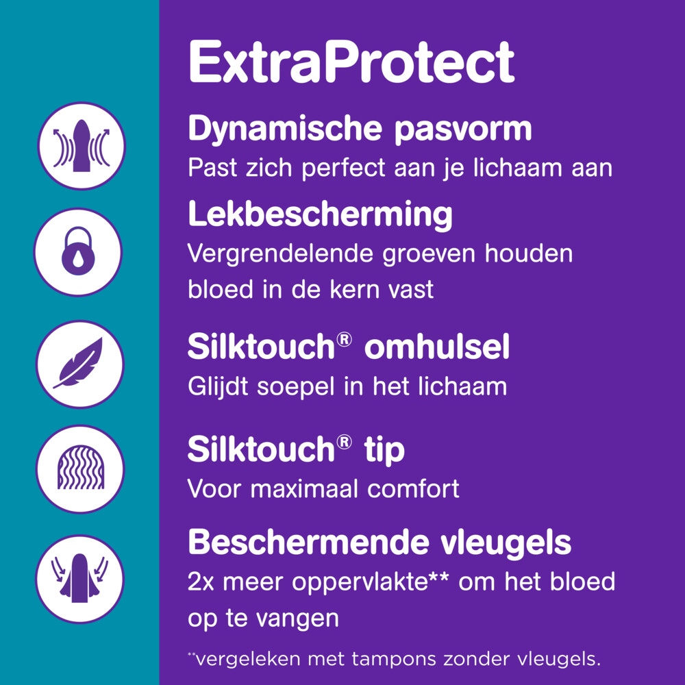 OB 2+1 gratis: o.b. Extra Protect Super Tampons 16 stuks, foto 3