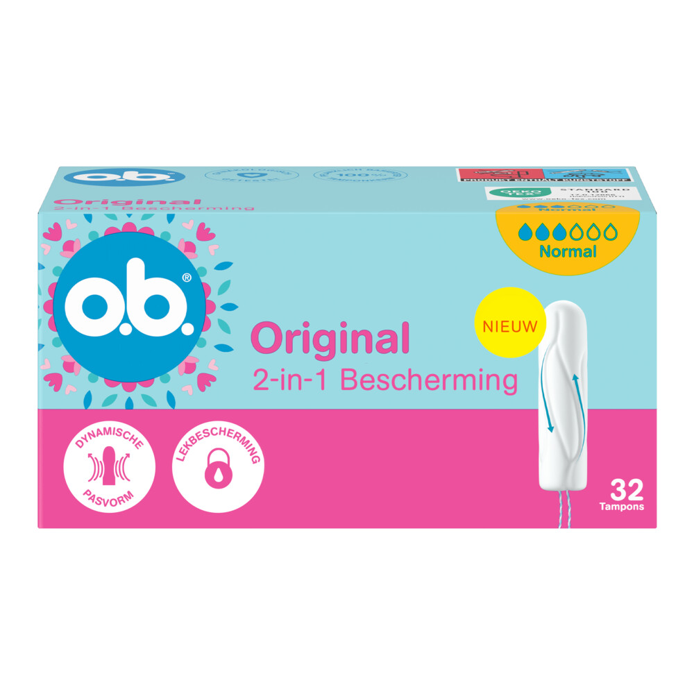 o.b. Original Dynamic Fit Normal Tampons 32 stuks