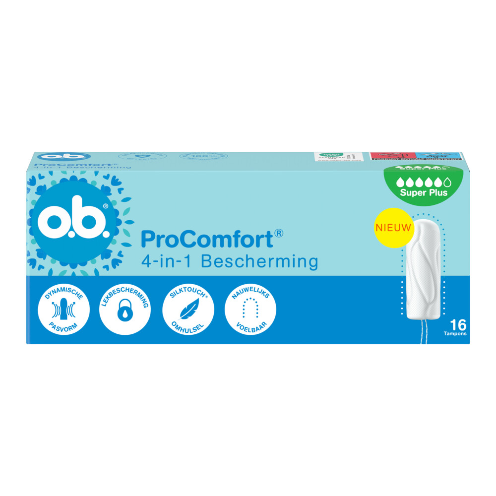 o.b. Tampons Procomfort Super Plus — 16 stuks