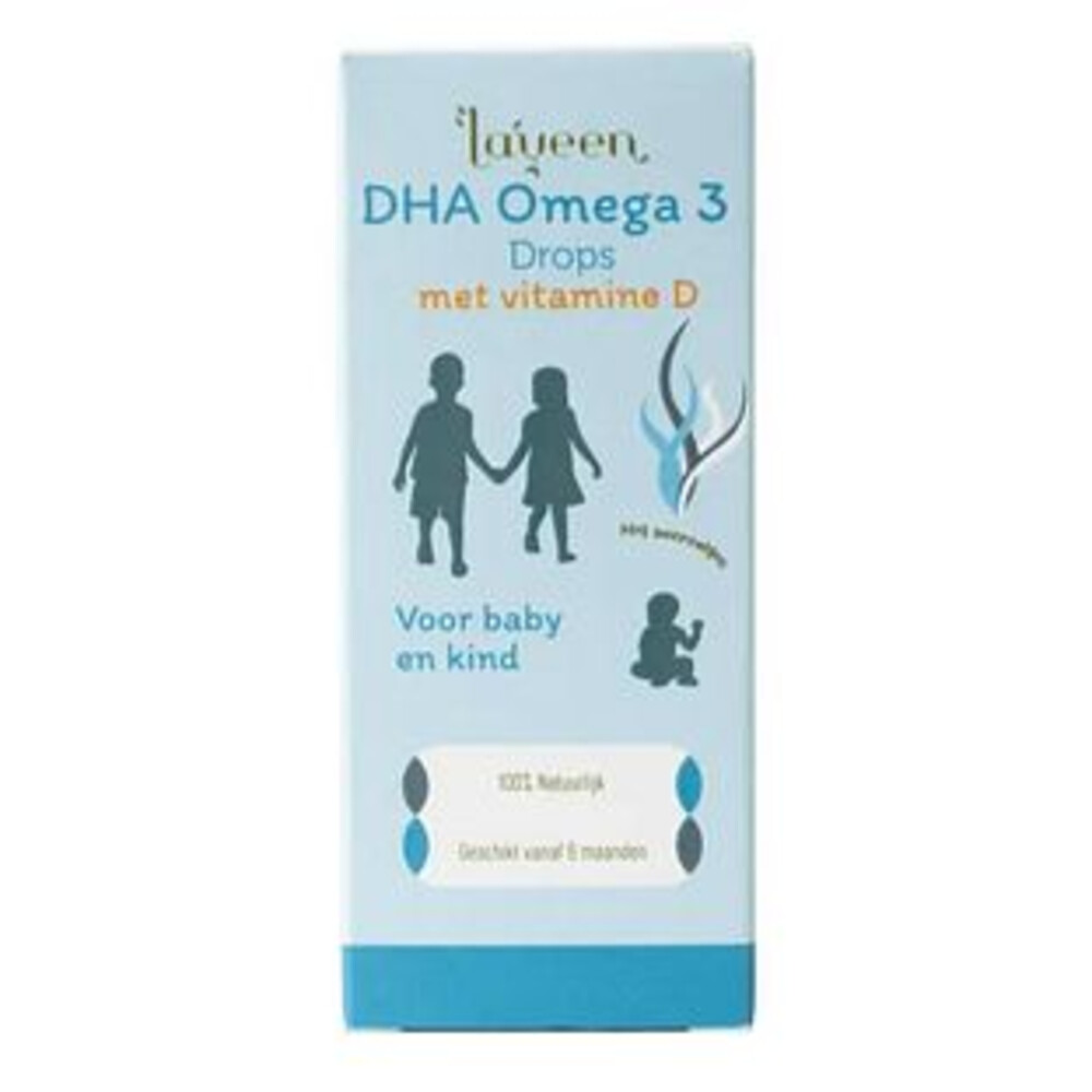 Laveen Dha Omega Drops Met Vitamine D 30 Ml