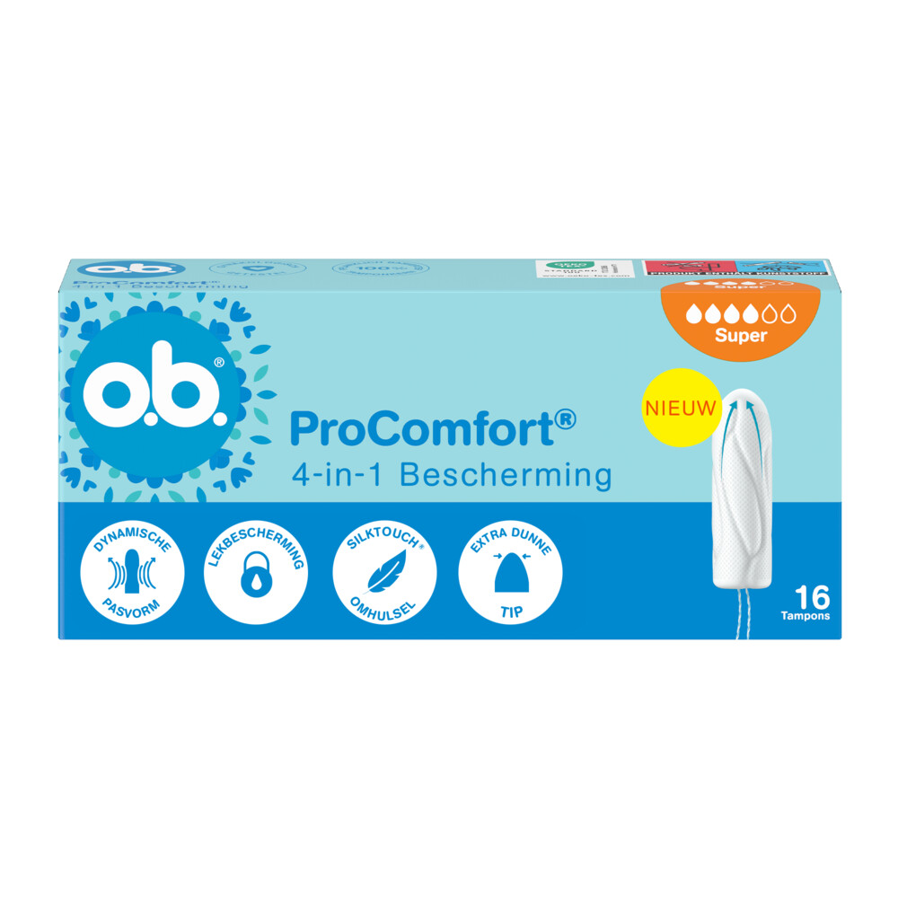 o.b. Tampons Procomfort Super - 16 stuks