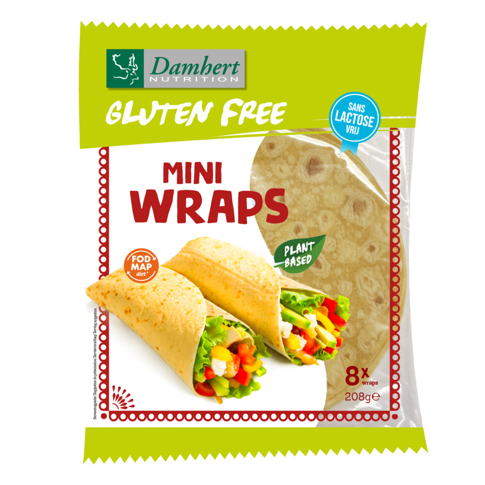 Damhert Mini Wraps Glutenvrij 208 gr