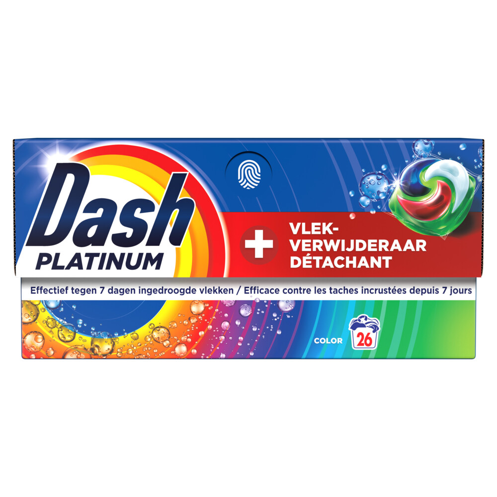 4x Dash Wasmiddelcapsules 4in1 Pods +Extra Vlekverwijdering Color 26 stuks