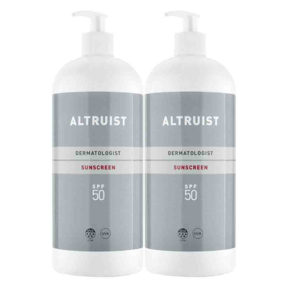 2x Altruist Zonnebrandcrème SPF50 1000 ml