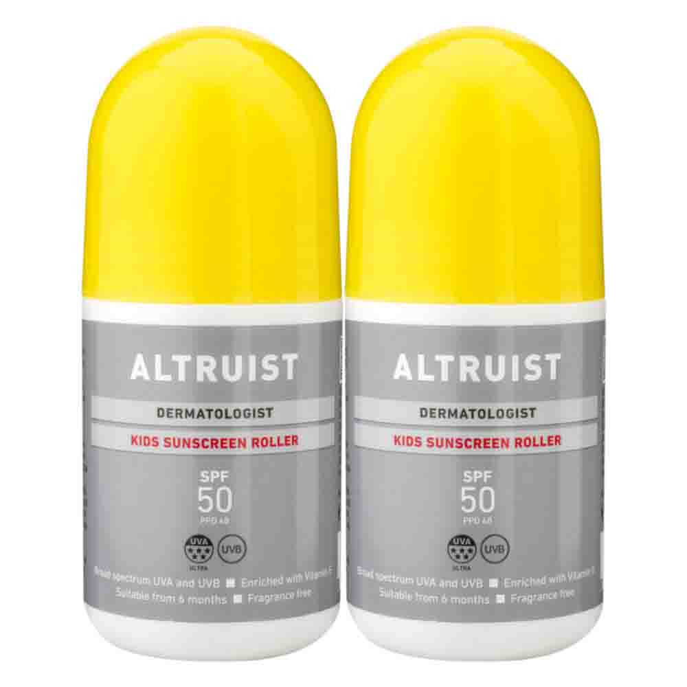 2x Altruist Zonnebrand Roller SPF50 Kids 100 ml