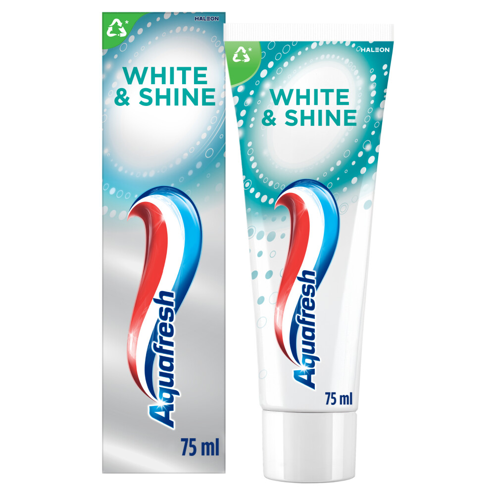 3x Aquafresh Tandpasta White & Shine 75 ml