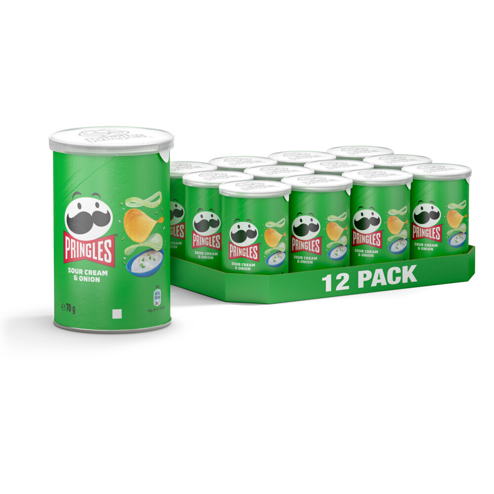 Pringles Chips Sour Cream & Onion 12 x 70 gr