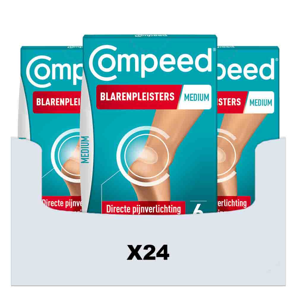 24x Compeed Blarenpleister Medium 6 stuks