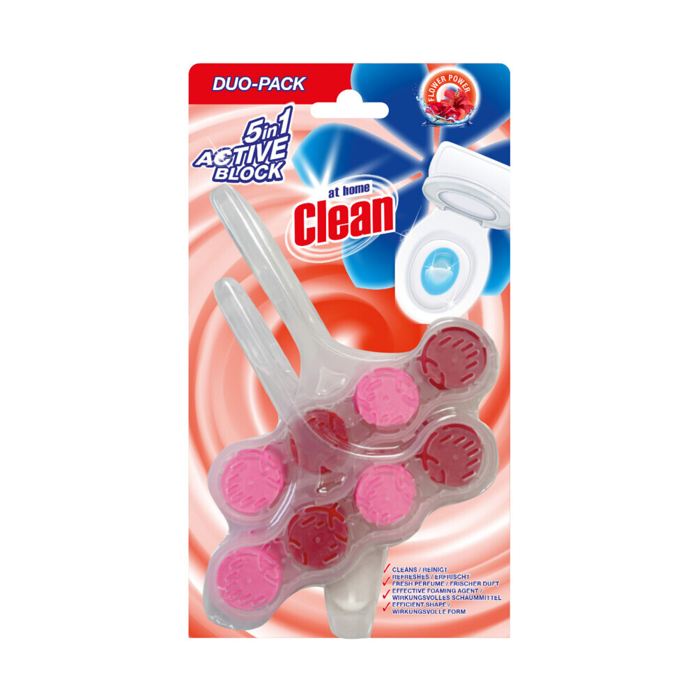 6x At Home Toiletblok Flower 2 stuks