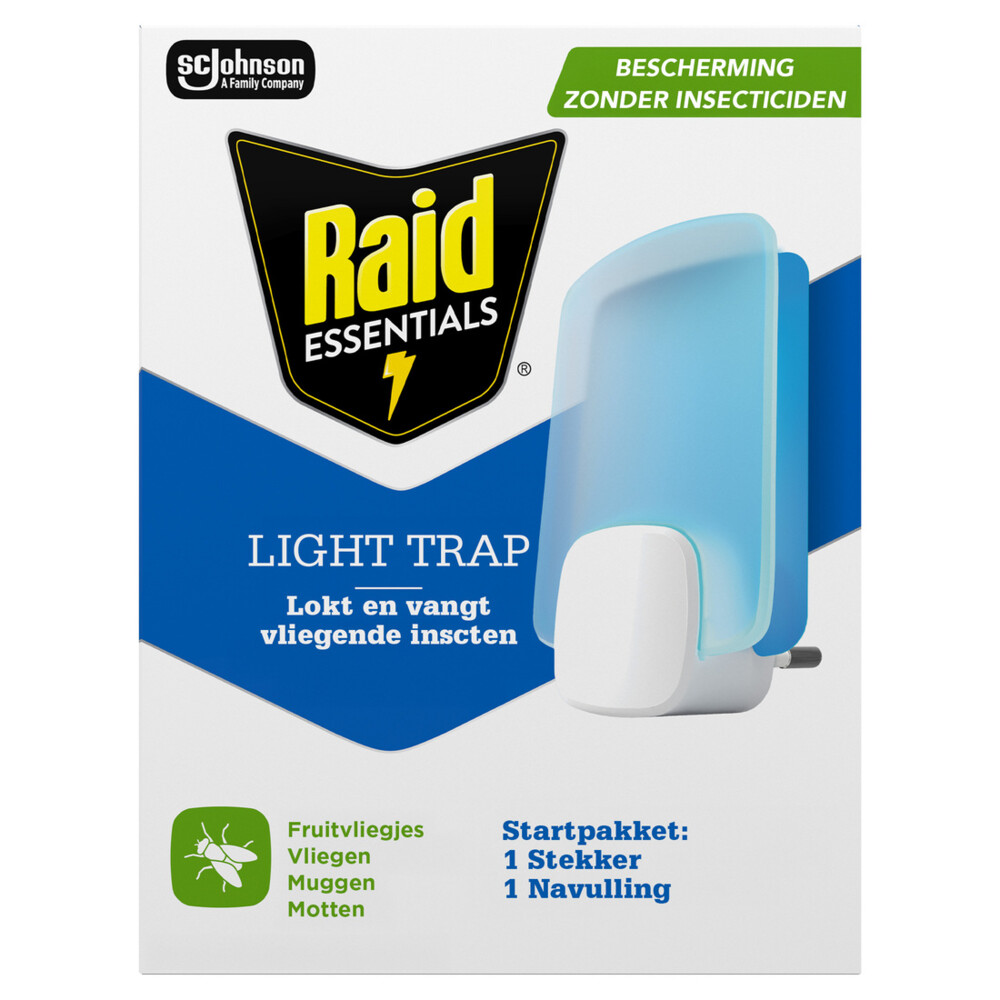Raid Lichtval Vliegende Insecten Stekker