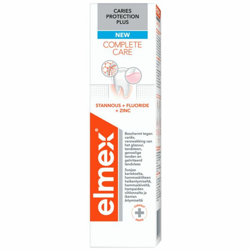 3x Elmex Tandpasta Caries Protection Plus Complete Care 75 ml