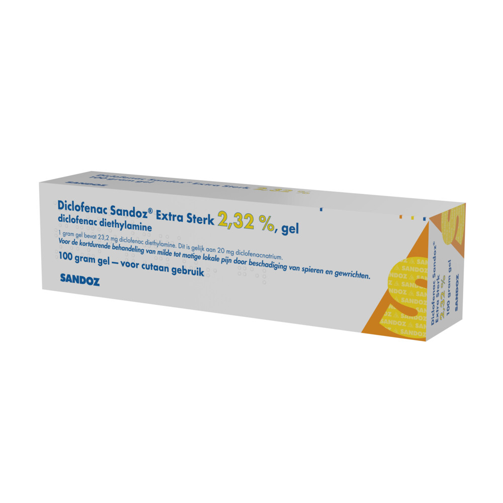 Sandoz Diclofenac 2,32% Extra sterk 100 gr