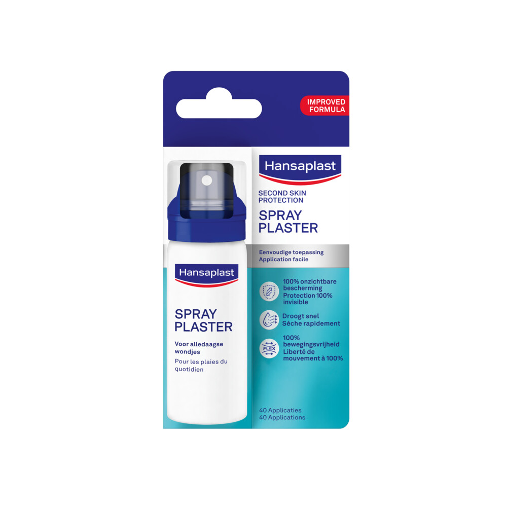 2e halve prijs: Hansaplast Second Skin Pleister Spray 40 ml