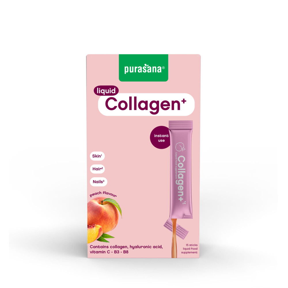 Purasana Liquid Gel Sticks Collagen+ 15 x 10 ml