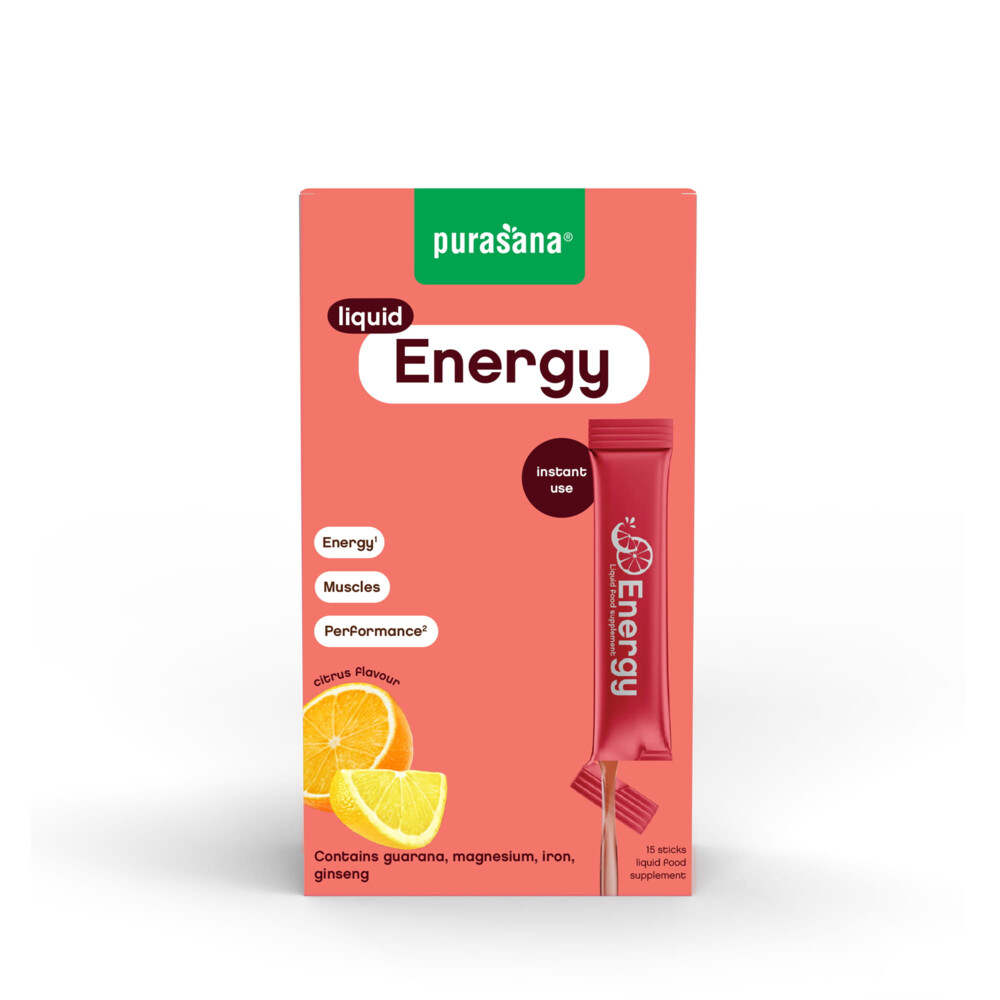 Purasana Liquid Gel Sticks Energy 15 x 10 ml