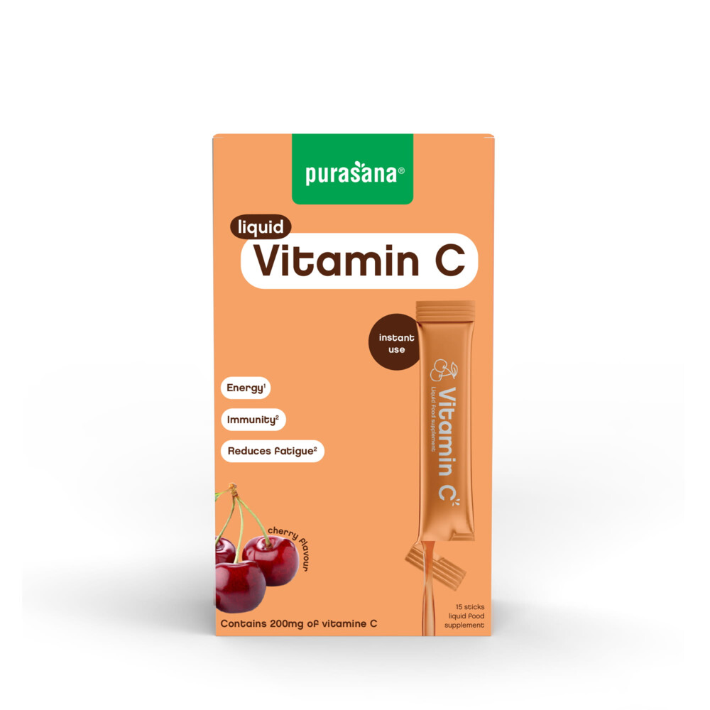 Purasana Liquid Gel Sticks Vitamin C 15 x 10 ml