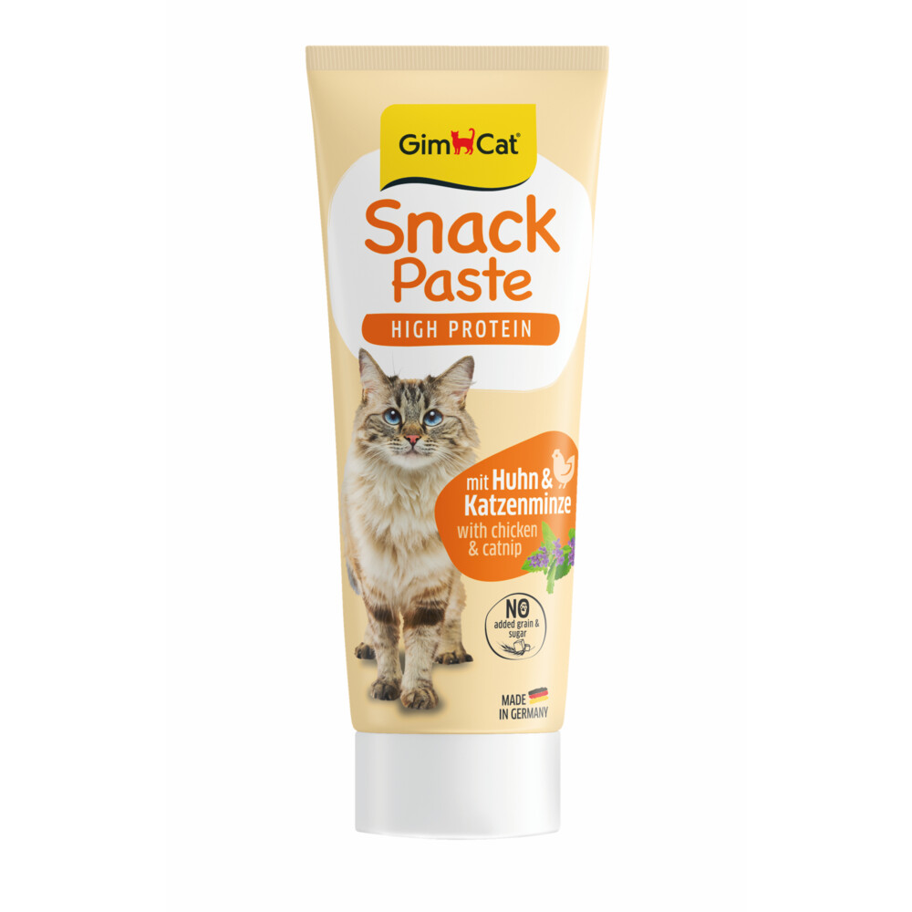 GimCat Snackpasta Kip & Kattenkruid 75 gr