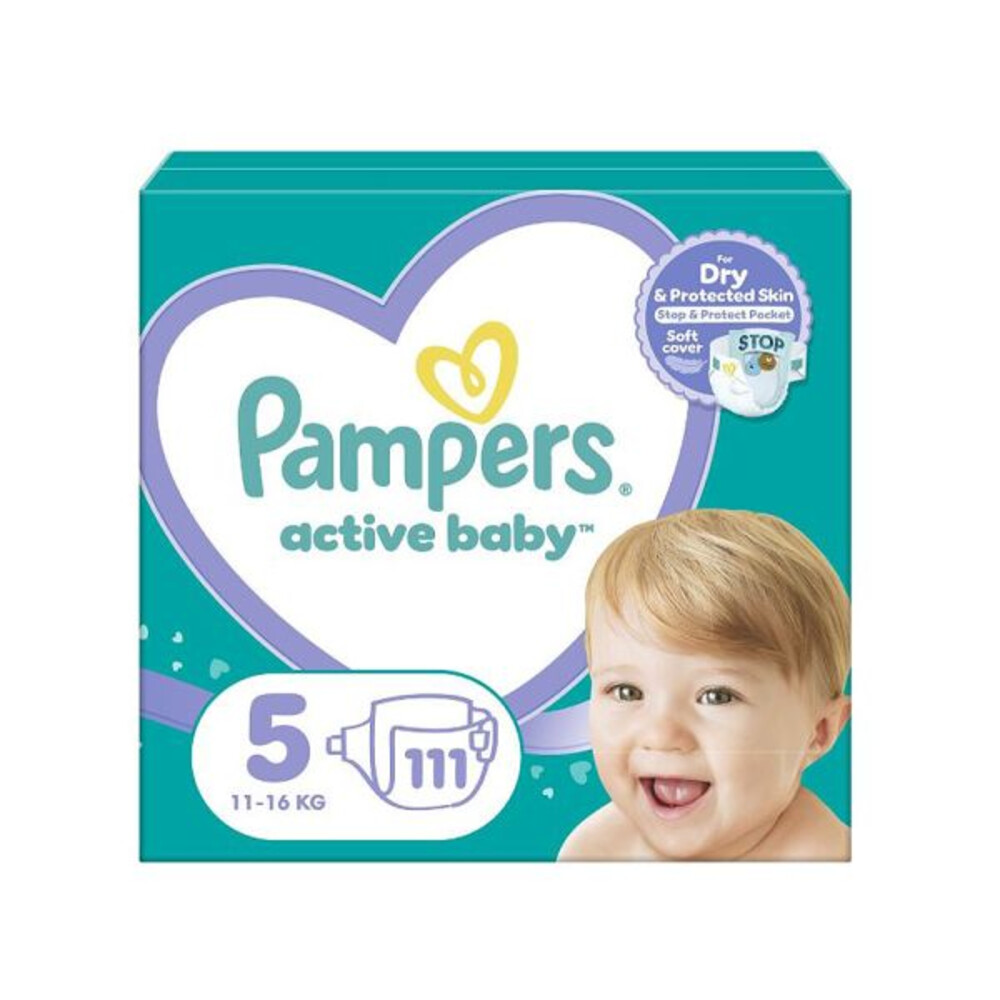 Pampers Active Baby Luiers Maat 5 (11-16 kg) 111 stuks
