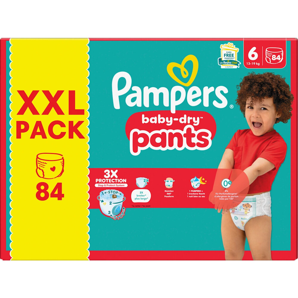 Pampers Baby Dry Luierbroekjes Maat 6 (13-19 kg) 84 stuks