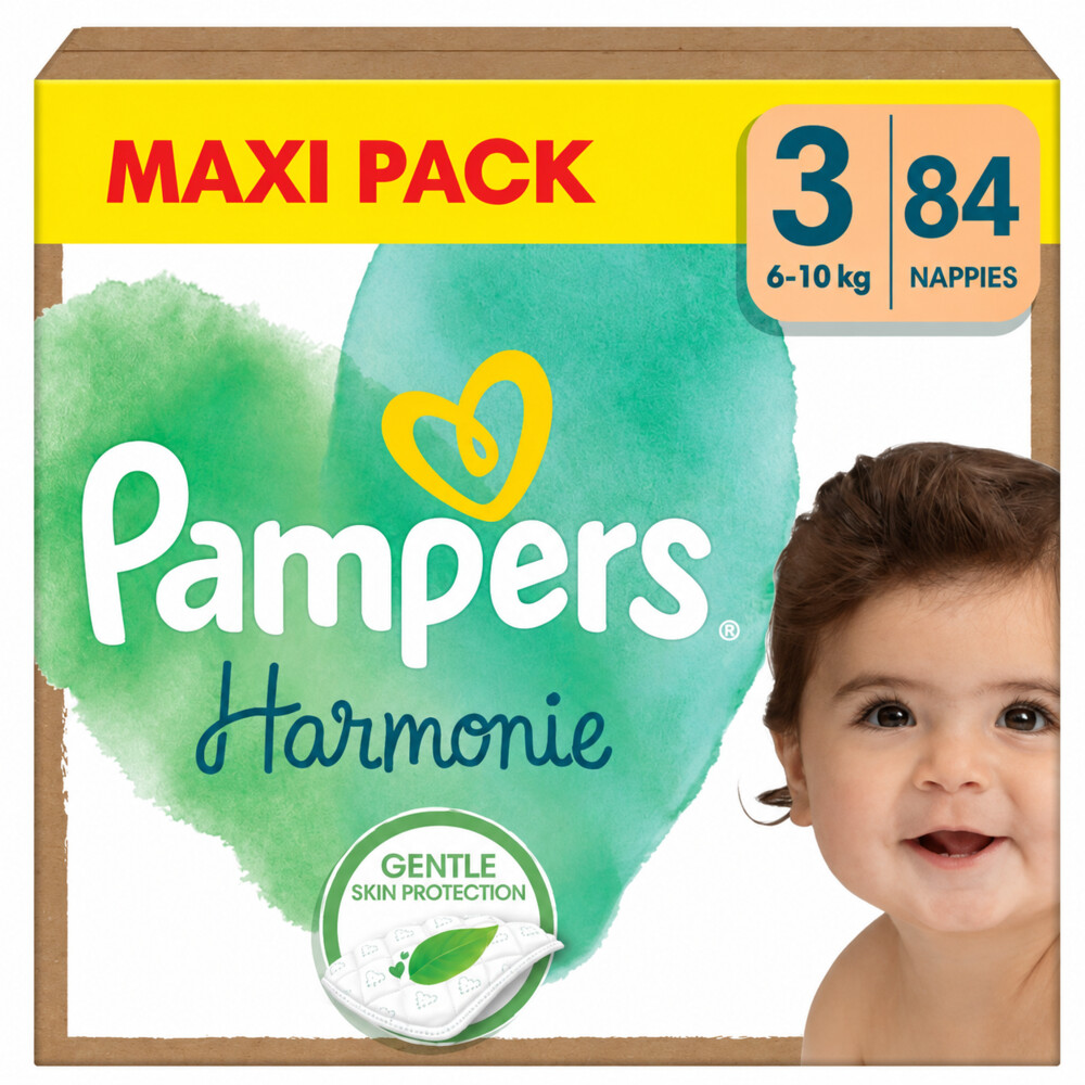 Pampers Harmonie Diapers Maat 3 (6-10kg) - 84 stuks