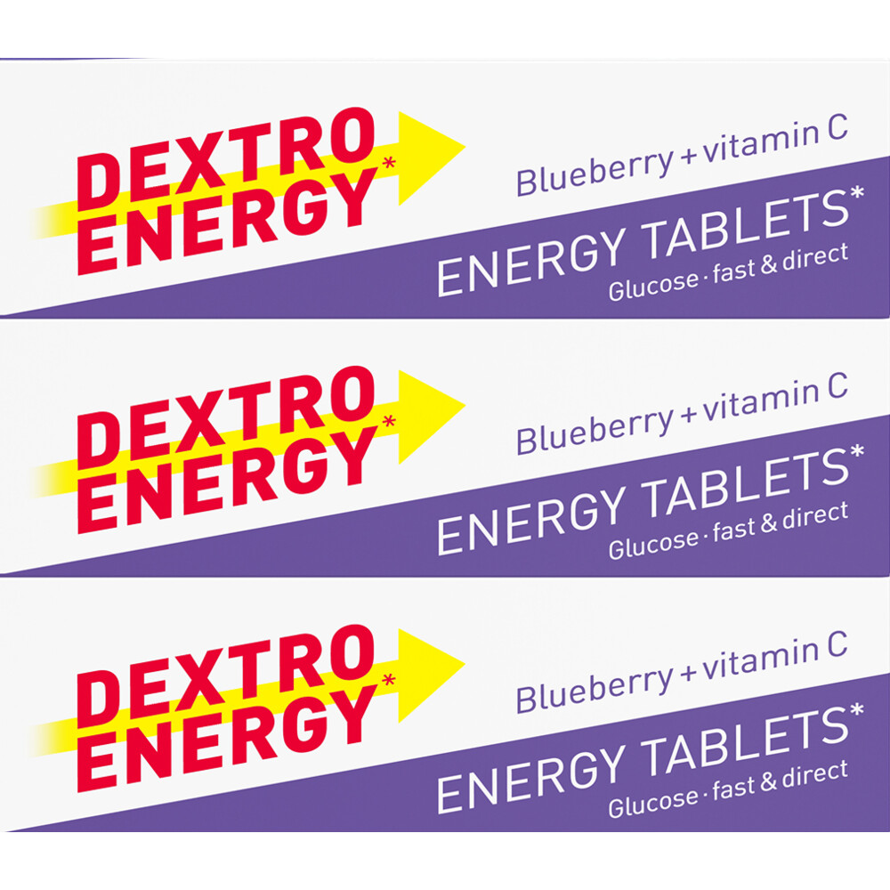 3x Dextro Energy Blueberry 3 x 47 gr