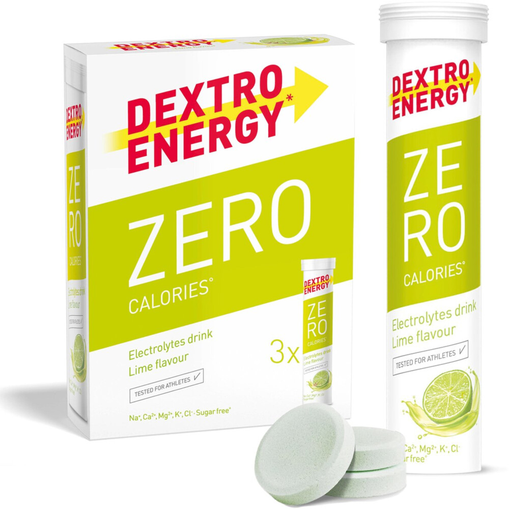 Dextro Electrolytes Limoen Zero Calories 3 x 20 tabletten