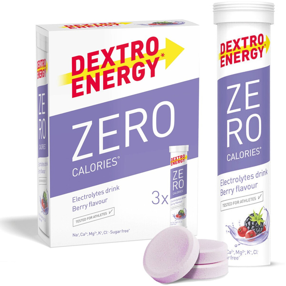 Dextro Electrolytes Berry Zero Calories 3 X 20 Tabletten