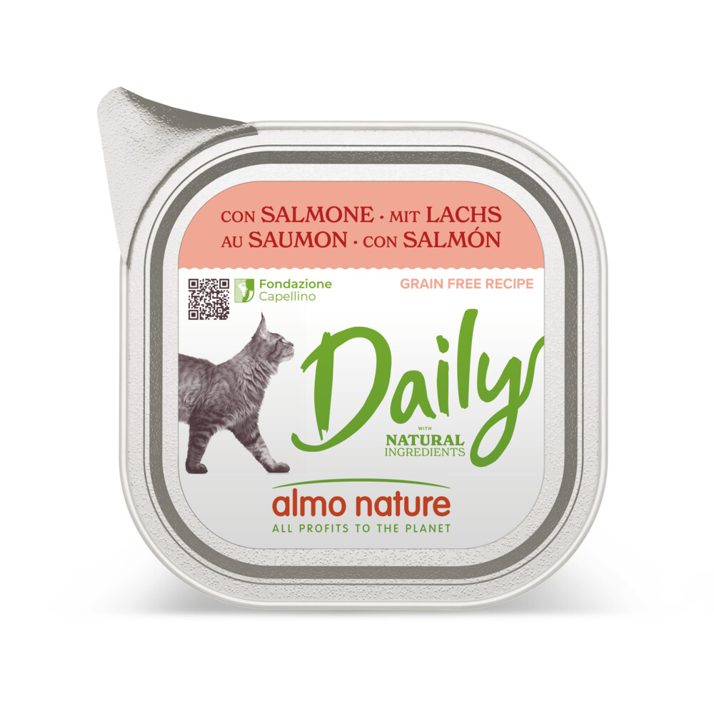 Almo Nature Daily Kattenvoer Zalm 100 gr