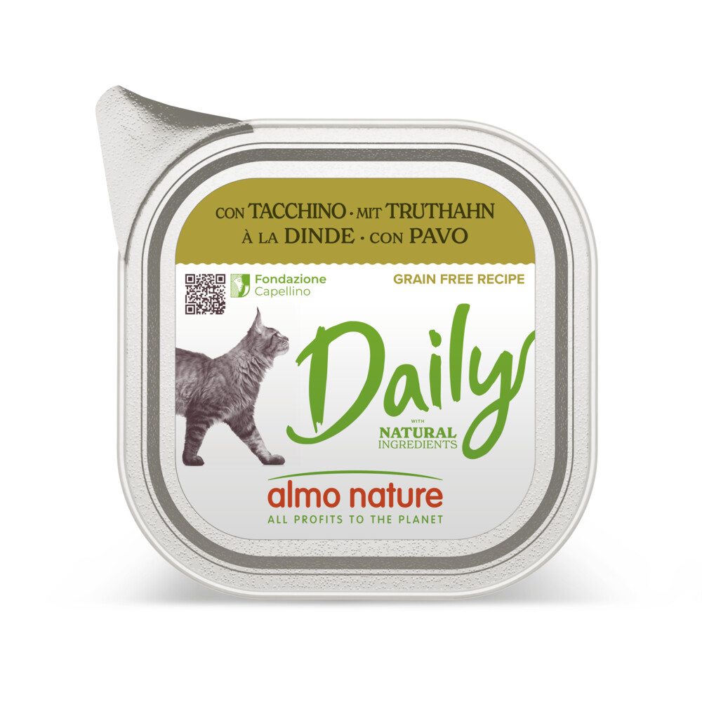 Almo Nature Daily Cat Kalkoen 100 gr