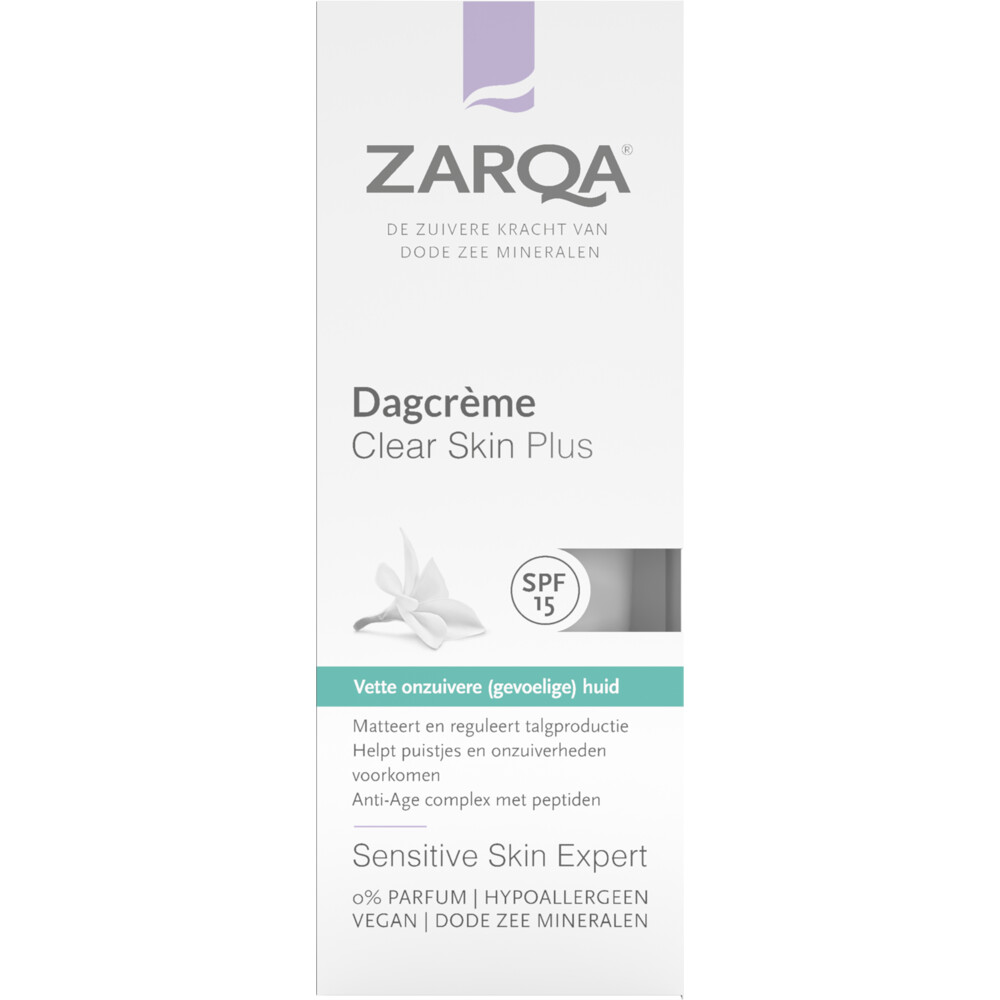 Zarqa Dagcrème Sensitive Clear Skin Plus 50 ml