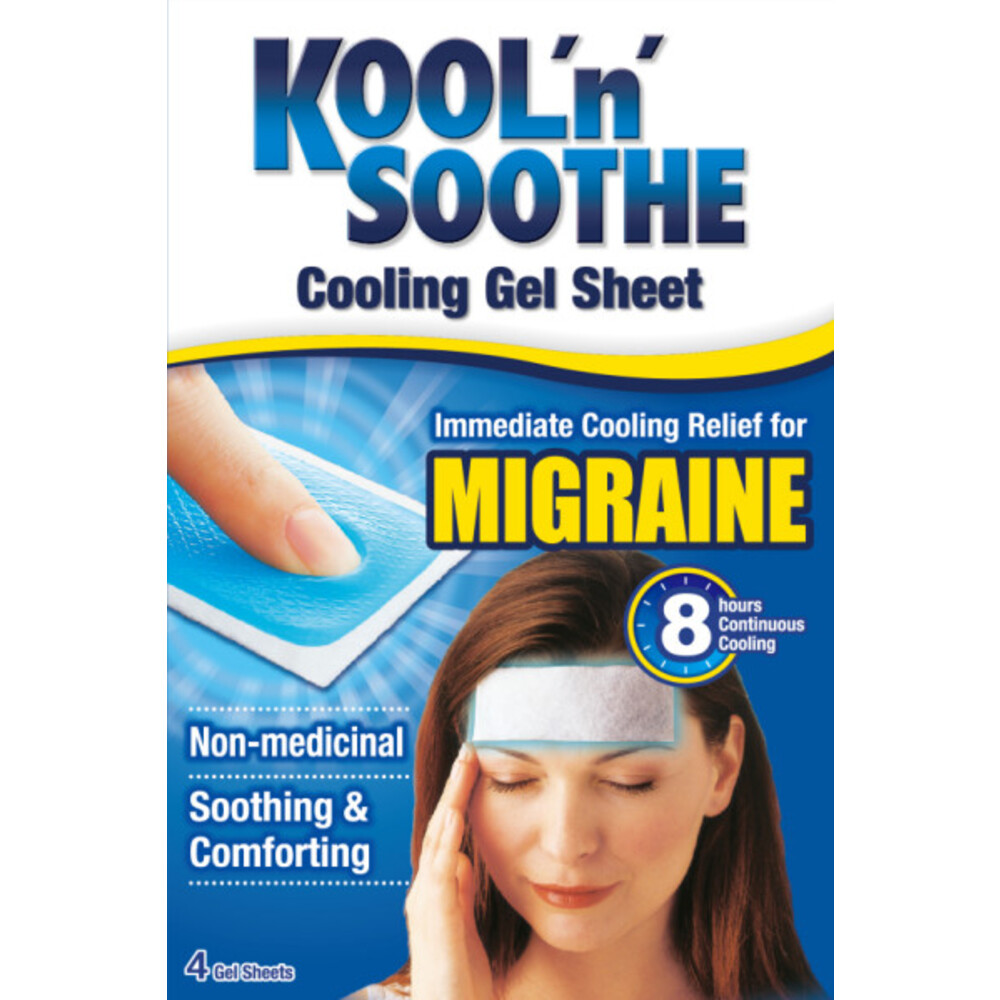 Cura Cool Kool 'n Soothe Migraine Strips 4 stuks