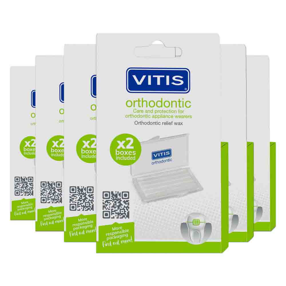 6x Vitis Wax Orthodontic 2 stuks