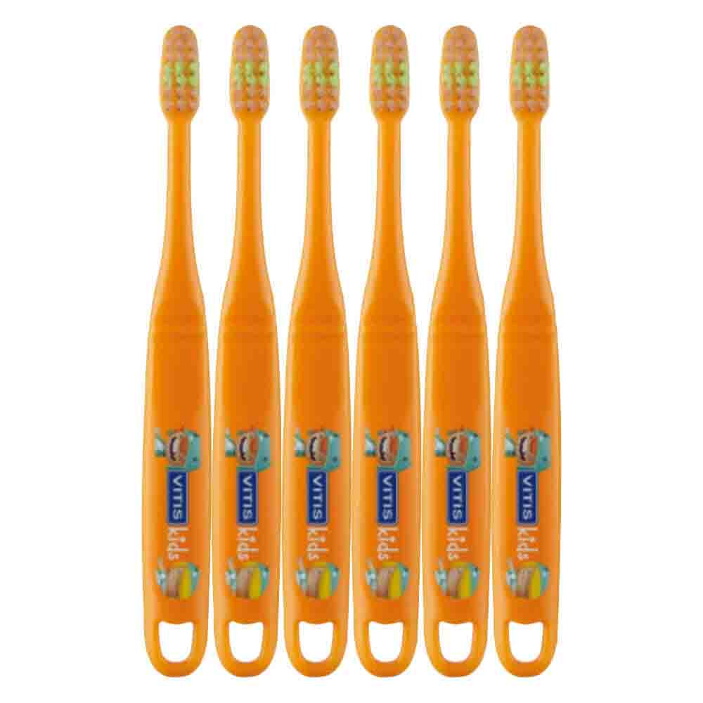 6x Vitis Tandenborstel Kids