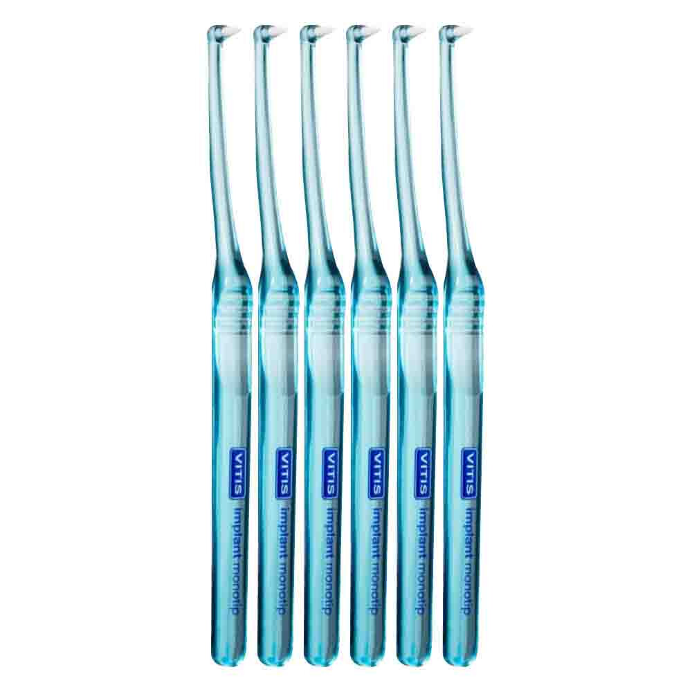 6x Vitis Implantaten Tandenborstel Monotip