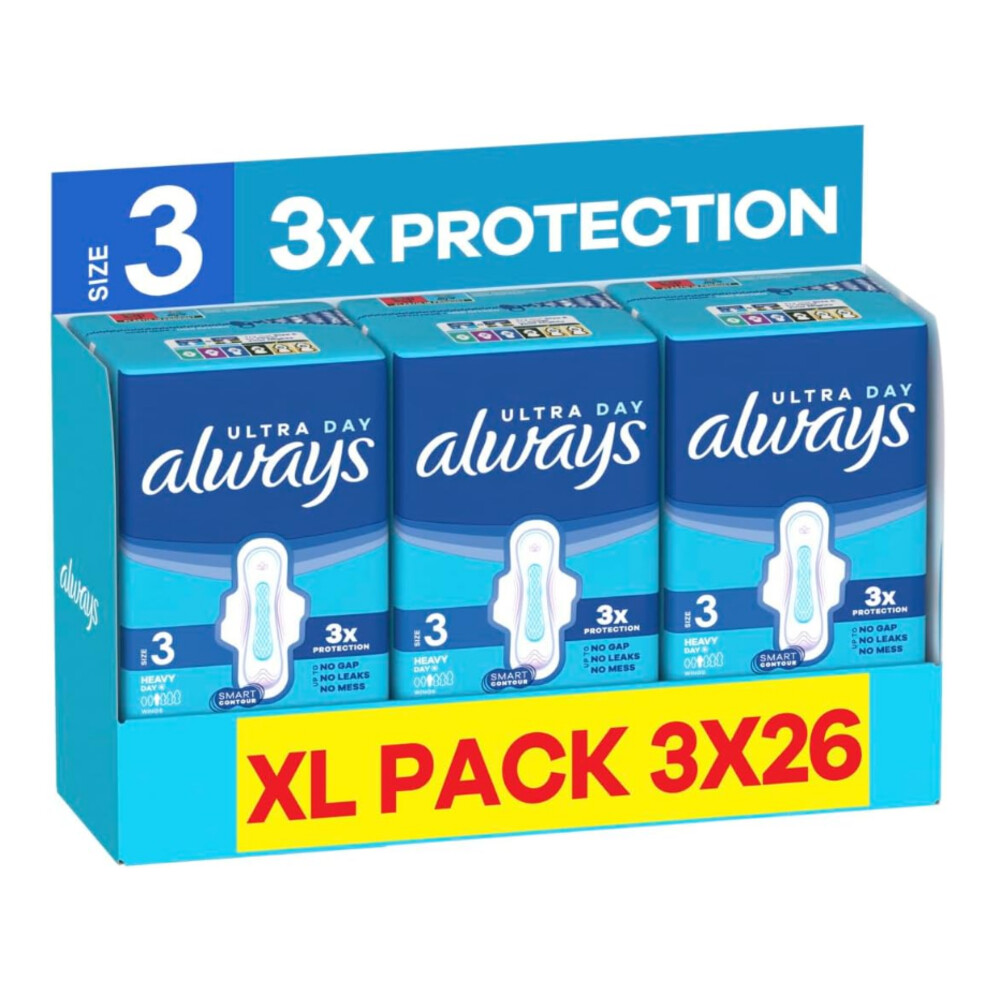 Always Maandverband Extra Lang Ultra Maat 3 78 stuks