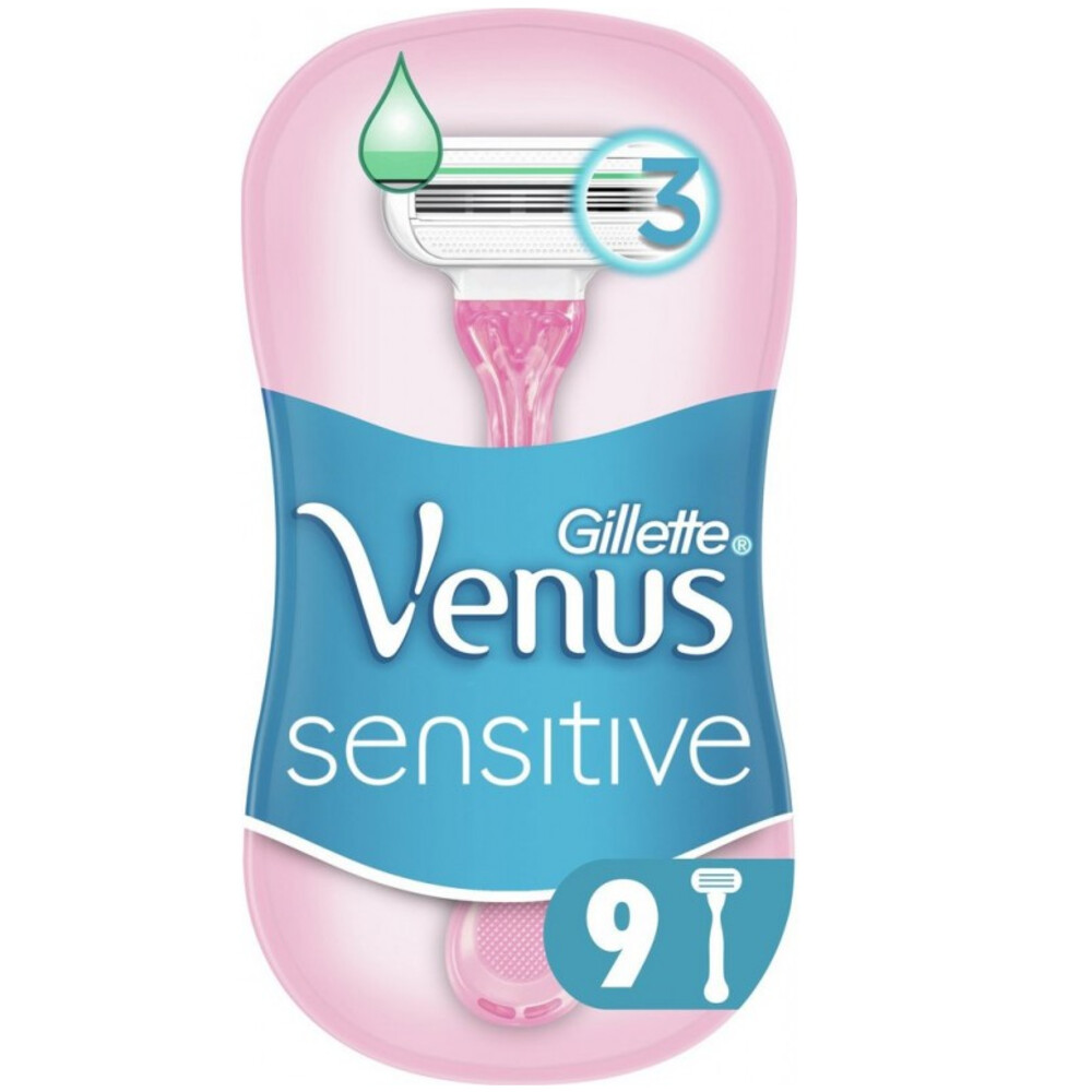 Gillette Venus Scheersysteem Sensitive 9 stuks