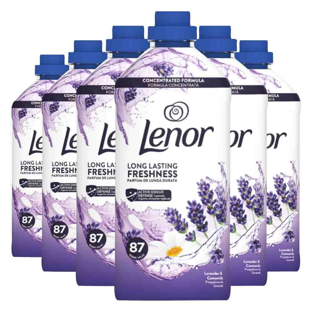 6x Lenor Wasverzachter Lavender & Chamomille 87 Wasbeurten 1827 ml