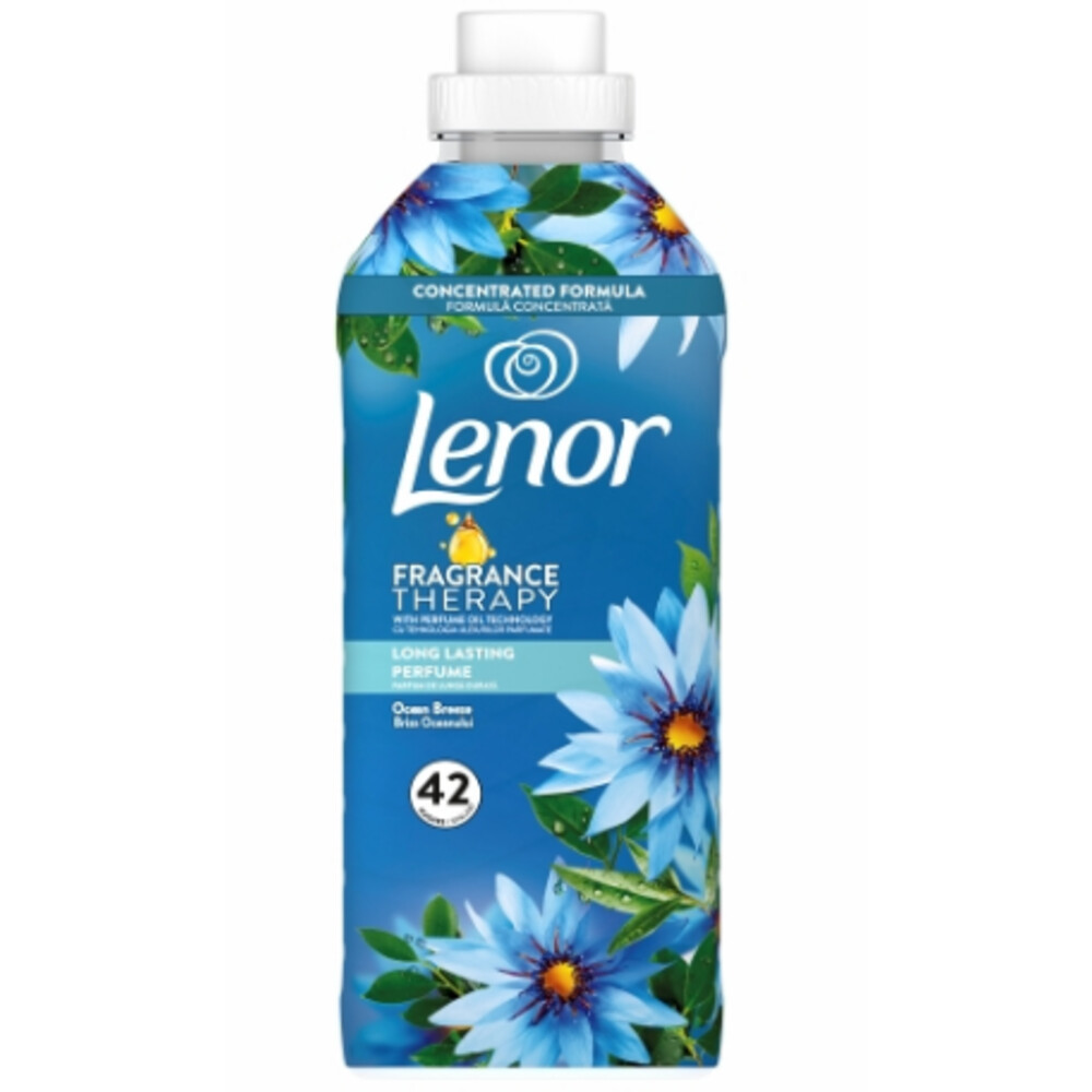 2+4 gratis: Lenor Wasverzachter Zeebries 42 Wasbeurten 882 ml