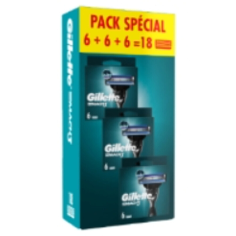 Gillette Scheermesjes Mach 3 Razor Blades 18 stuks