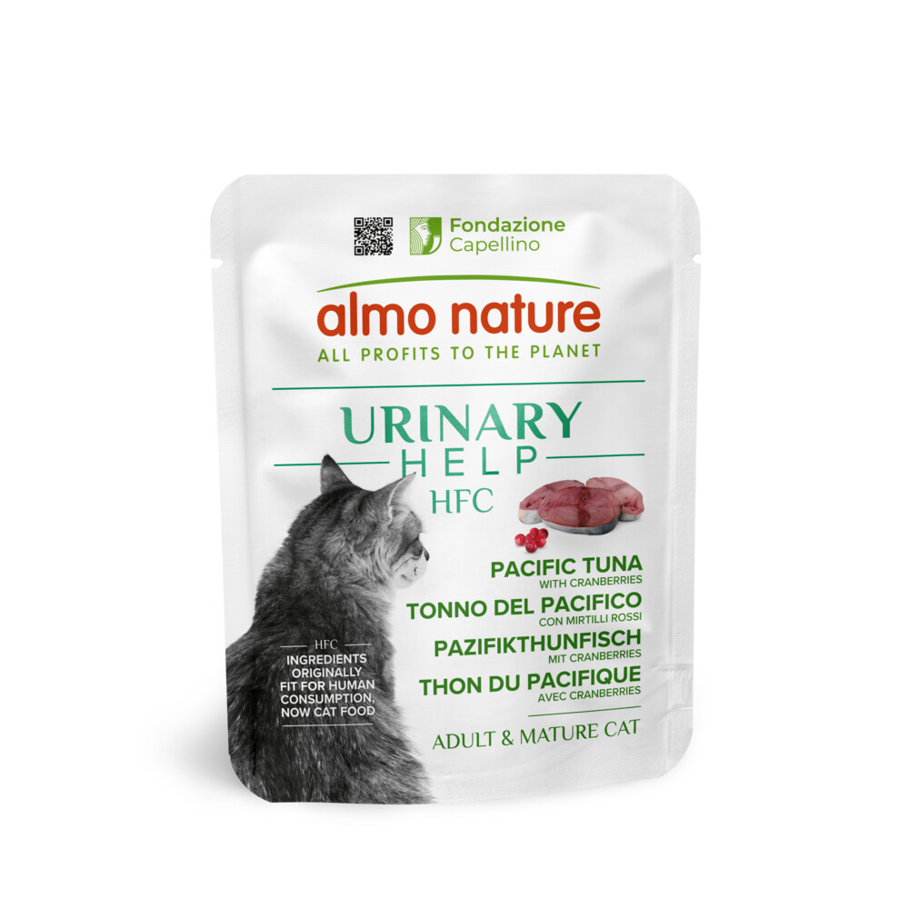 Almo Nature HFC Urinary Help Kattenvoer Tonijn uit de Stille Oceaan met Cranberries 50 gr