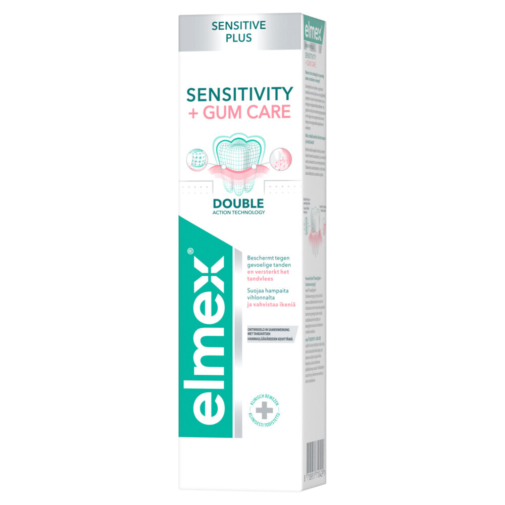 Elmex 12x Tandpasta Sensitive Plus Gum Care 75 ml - 12 stuks