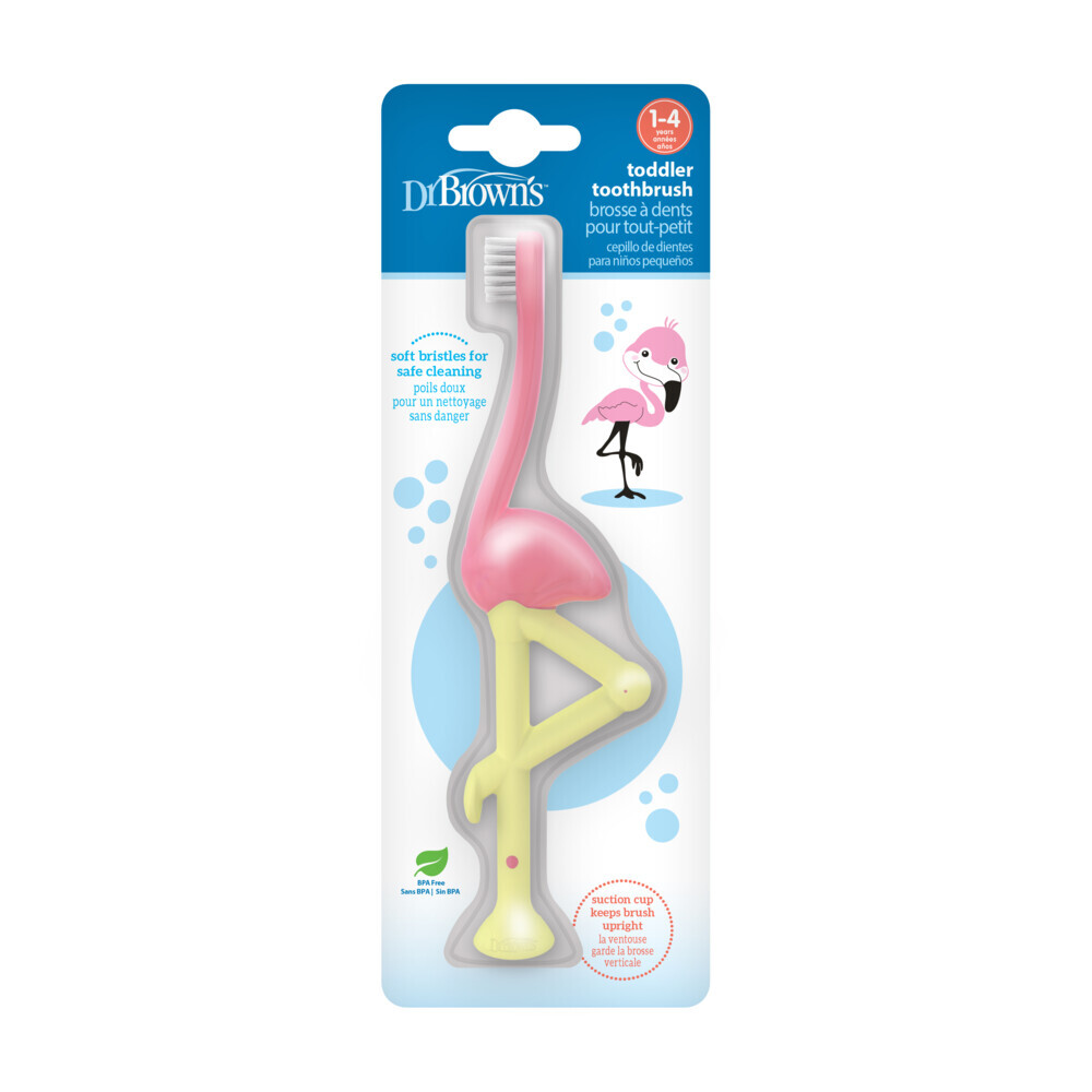 Dr. Browns Tandenborstel Flamingo Roze