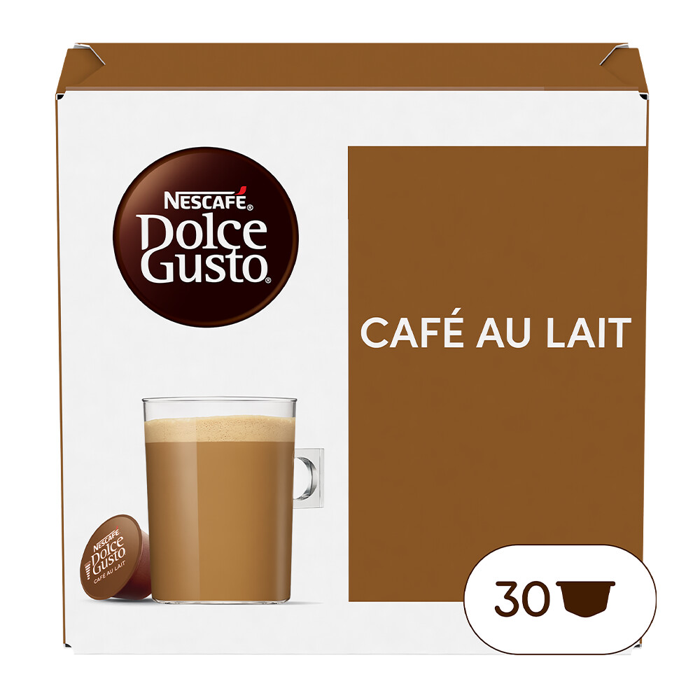 Nescafé Dolce Gusto Maxi Pack Café Au Lait 30 stuks