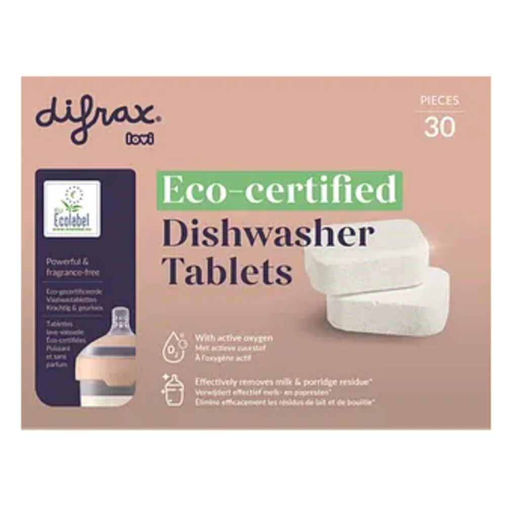 Difrax Vaatwastabletten Eco 30 stuks