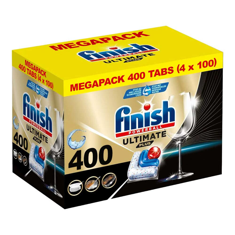 4x Finish Vaatwastabletten Ultimate Plus Fresh 100 stuks