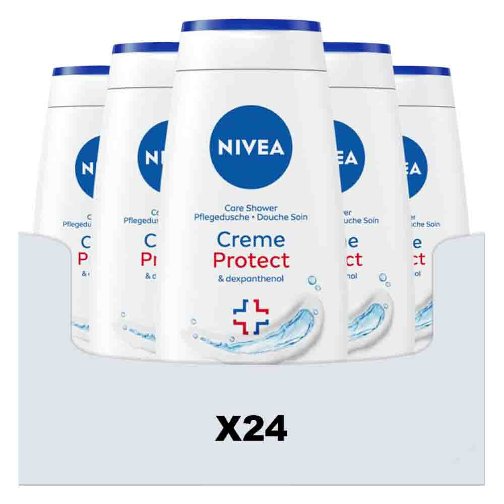 24x NIVEA Douchegel Creme Protect 250 ml