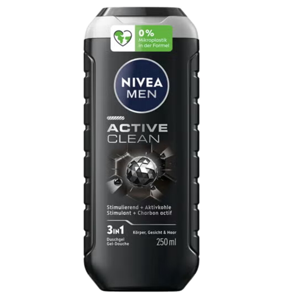 NIVEA Men Shampoo & Douchegel 3in1 Active Clean 250 ml