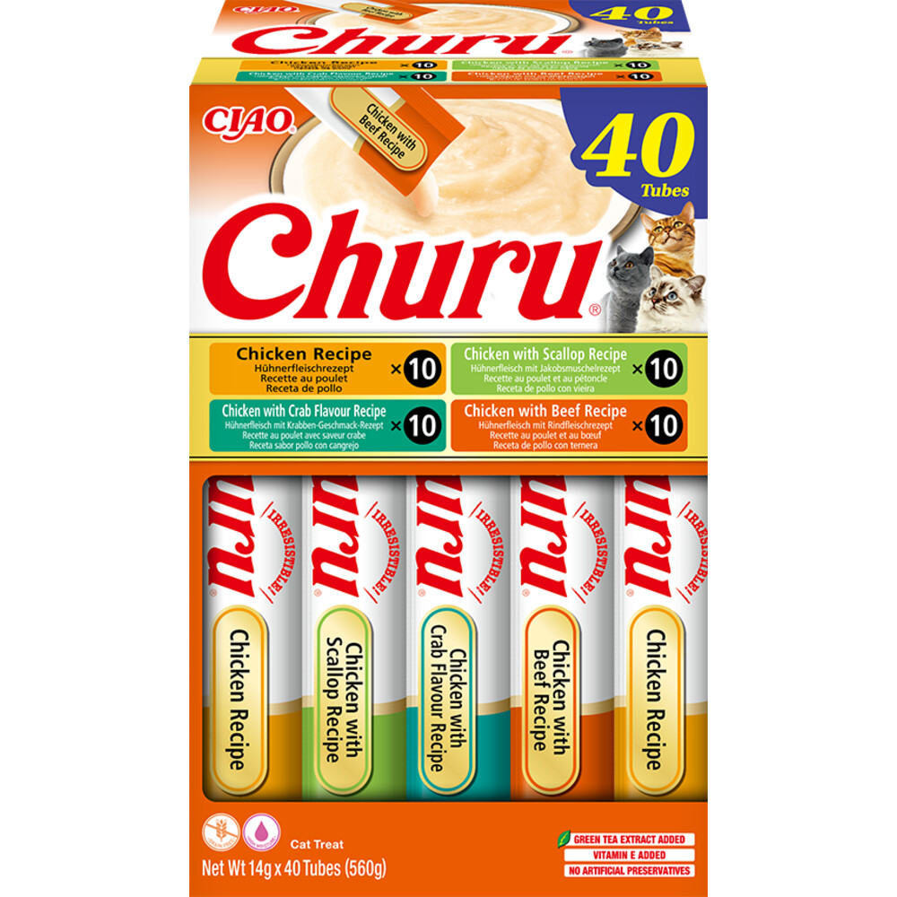 Ciao Churu Cat Puree Chicken 40x14 gr