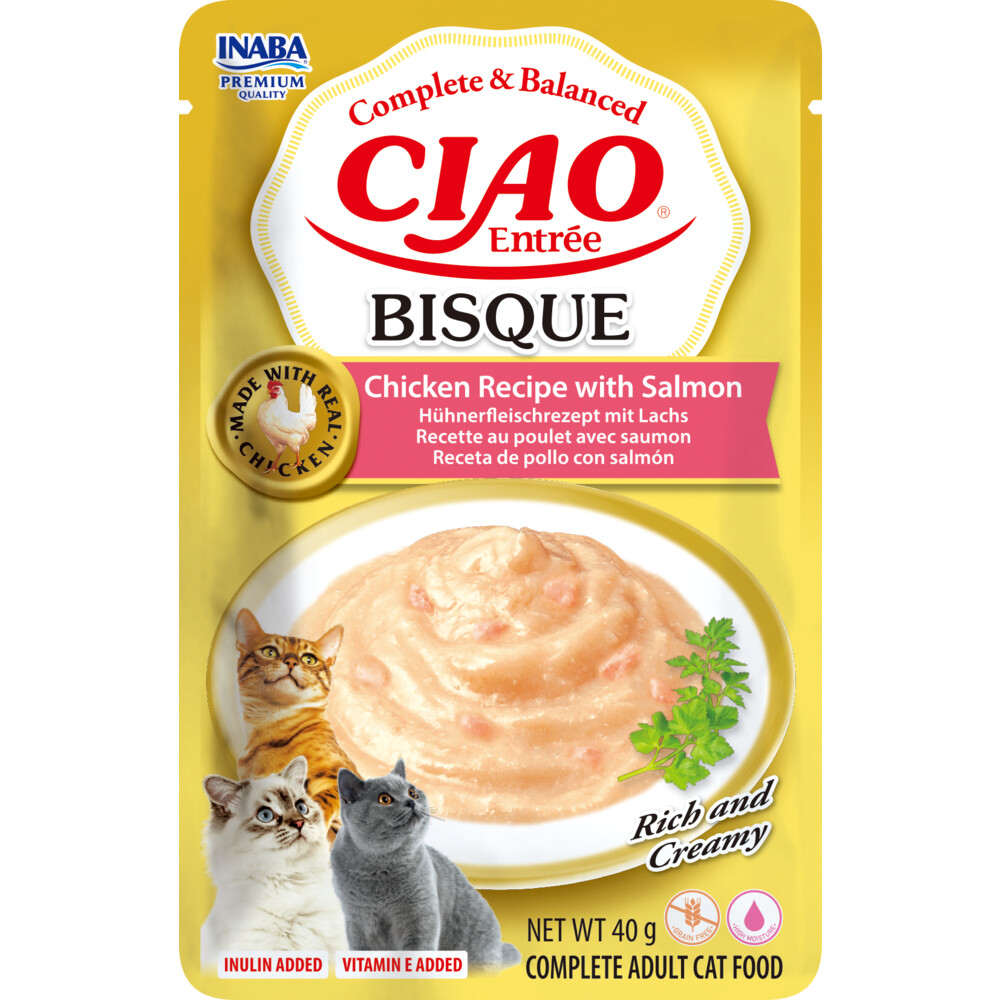 Ciao Entrée Bisque Chicken & Salmon 40 gr