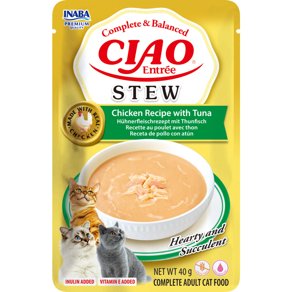 Ciao Entrée Stew Chicken & Tuna 40 gr
